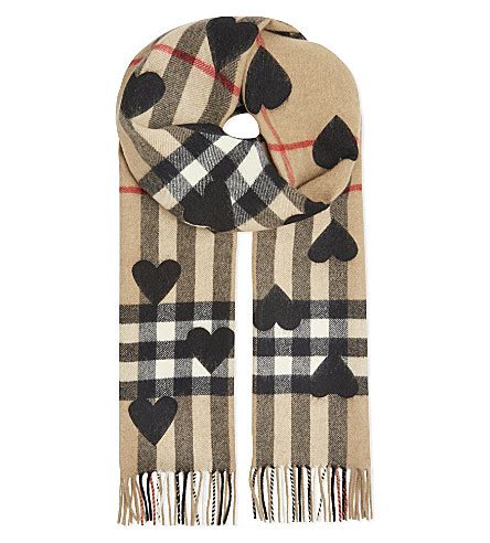 burberry scarf heart print|burberry schal outlet.